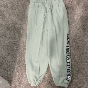 Mint Green pink  Joggers size large